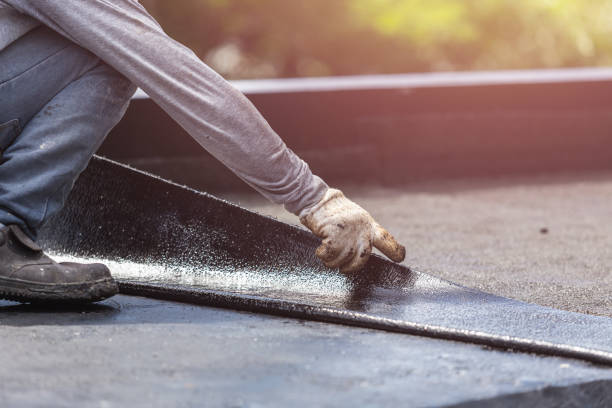 Professional Basement Waterproofing technician working in Pittston, PA